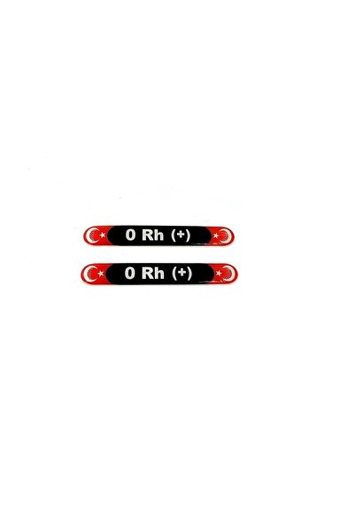 BsElektronik Damla Sticker Blood Type Set of 2