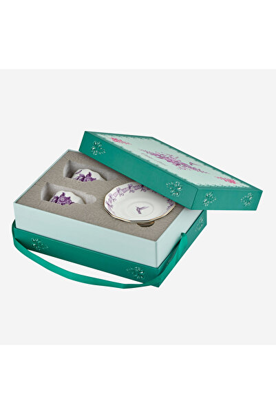 CHIARA ALESSI طقم فناجين قهوة بورسلين بريماڤيرا أرجواني 85 مل