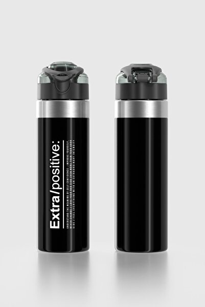 Renga Saga Metal Accessory 630 ml Tritan Flask 912092 Positive Black