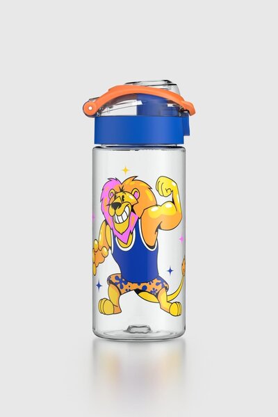 Renga Saga Patterned 500 ml Tritan Children's Water Bottle 912014 Blue