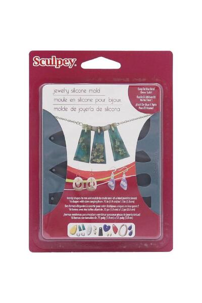 Sculpey Jewelry Oven Safe Silicone Mold Clay Tool