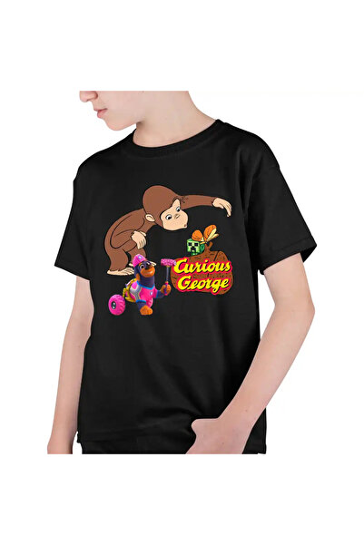 OEM Tricou Copii Baieti Curious George Creeper Gradina Zoologica