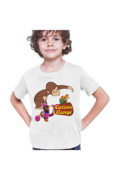 OEM Tricou Copii Baieti Curious George Creeper Gradina Zoologica