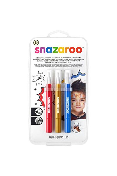 Snazaroo قلم فرشاة المغامرات لرسم الوجه والجسم