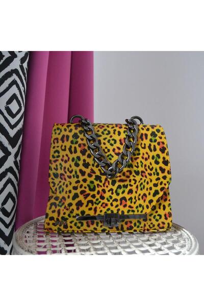 Zea Geanta Mini Chain Piele Naturala Multicolora