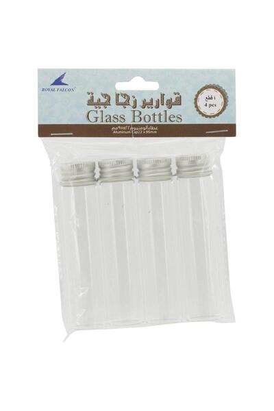 Royal Falcon زجاجة زجاجية بغطاء من الألومنيوم