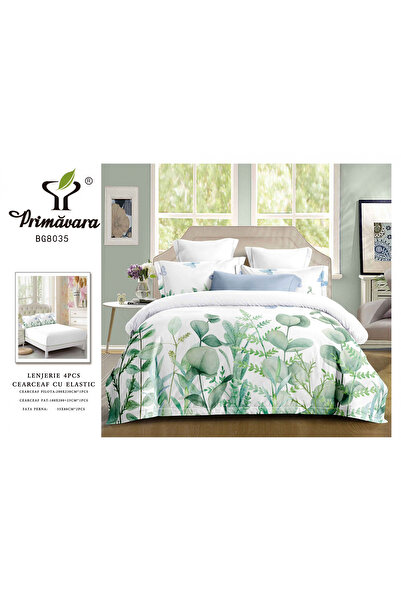 FIONNA.RO Lenjerie Din Bumbac Tip Finet Premium Cu Elastic - Natura Inverzita