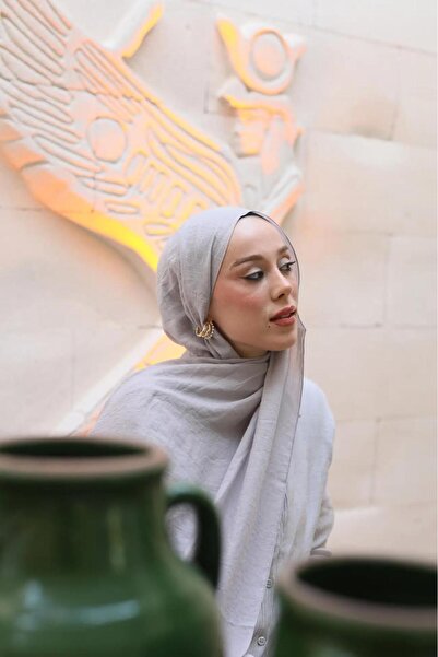 EM&FA TEKSTİL Plain Cotton Shawl