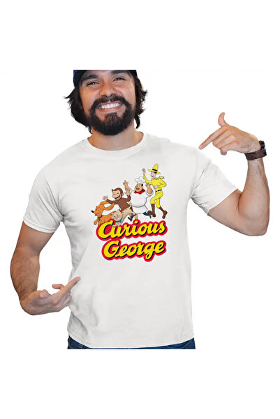 OEM Ανδρικό T-Shirt Curious George Zoo Chimpanzee