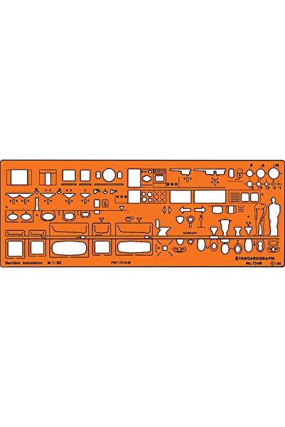 Standardgraph Drawing Template for Precise Technical Work