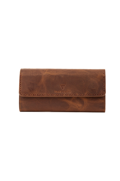 TANGCARF Genuine Leather Women's Wallet, with Phone Compartment |   Icona 320...