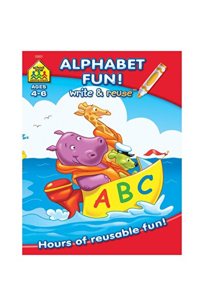 School Zone Publishing Alphabet Fun! Write & Reuse Workbook