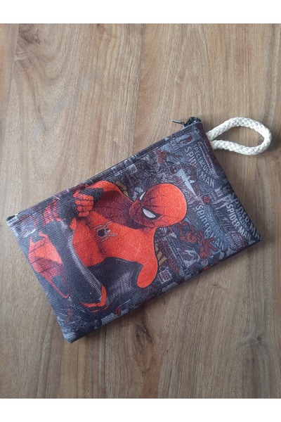 OWLBAG COMPANY حقيبة أقلام رصاص من أول ويب سبايدر مان بنمط كولاج جديد - محفظة