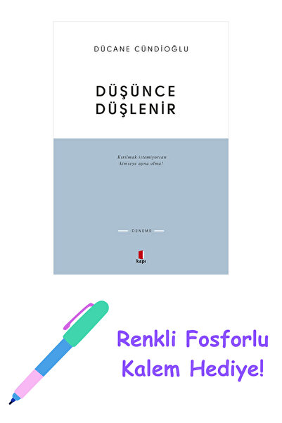 Kapı Yayınları Düşünce Düşlenir + Yapışkanlı Not Kağıdı