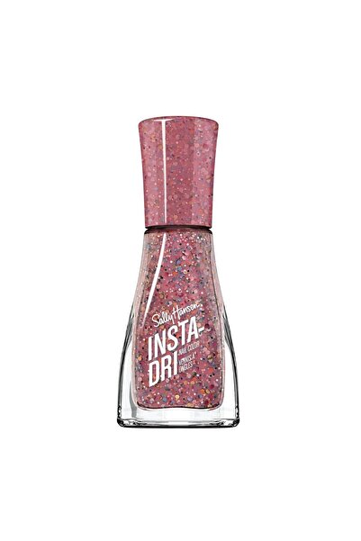 Sally Hansen طلاء أظافر إنستا-دري، كونفيتي بوب، سريع الجفاف، يدوم طويلاً، شبه معتم، وردي لامع، رقم 288