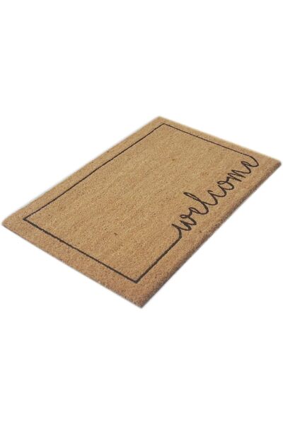 ORCHID WELCOME PRINTED DOOR MAT 45X75 CM