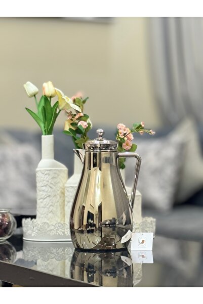 aljahwari ترمس أسيل، لونين، 1.0 لتر، فل نيكل