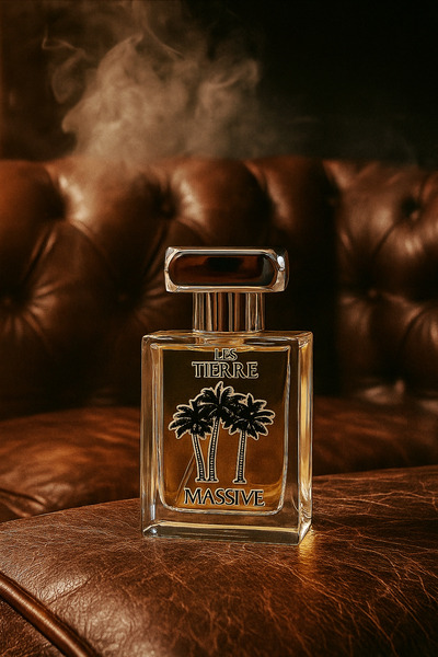 Les Tierre Massive LEATHER&WOOD(C for Men Woody Leather With Oudh Intense Cli...