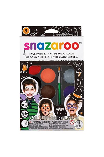 Snazaroo مجموعة طلاء الهالوين طلاء الوجه والجسم