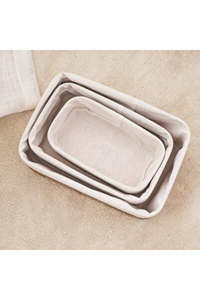 Yenilig Σετ καλαθιών από μπαμπού 3 μεγεθών – Διακοσμητική λύση αποθήκευσης πολλαπλών χρήσεων