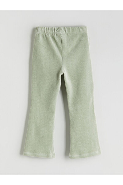 LC Waikiki Sparkling Choices from Shining Store |   Flared Velvet Girls' Tights with Elastic Waist