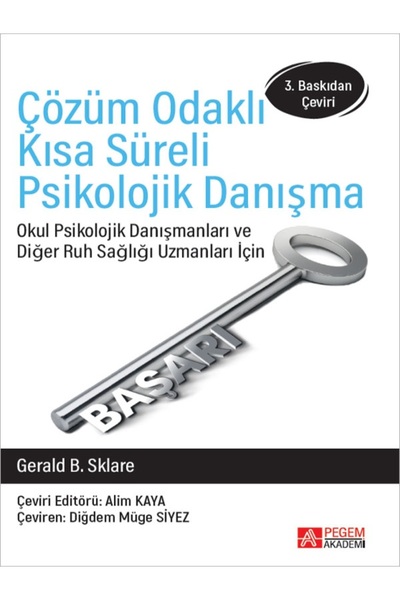 Seçkin Yayıncılık Çözüm Odaklı Kısa Süreli Psikolojik DanışmaPegem Akademi