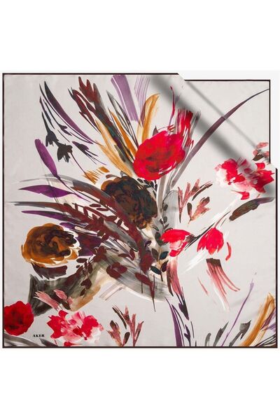 PİRAMİT وشاح صيفي من الشيفون من أنجل 7894816-941