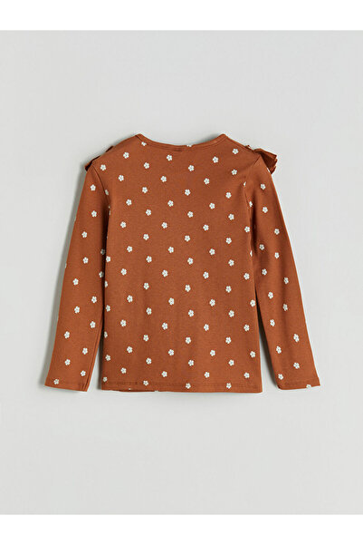 LC Waikiki Crew Neck Floral Girl's T-Shirt