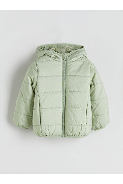 LC Waikiki Palton puf pentru fetiță cu glugă