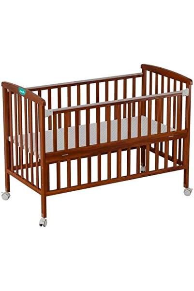 The Moon Brand Wooden Portable Crib (129X69X96 cm), Golden Brown