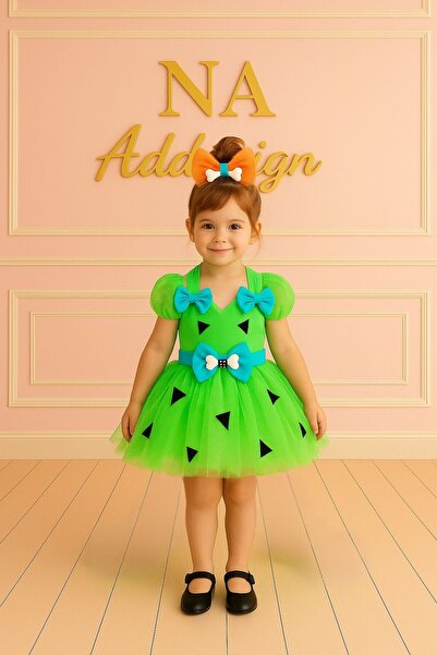NA ADDESIGN Rochie de costum Green Pebble – Design de tutu verde inspirat din...