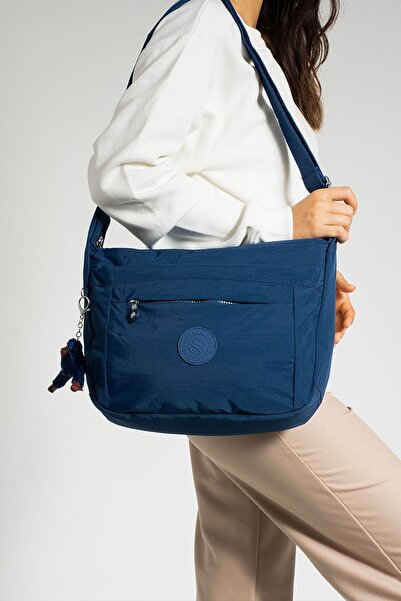 H&D COLLECTİON Geantă de călătorie și de umăr pentru școală, din țesătură rez...