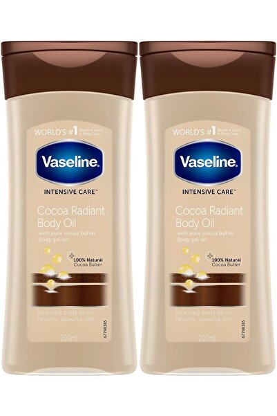 Vaseline Total Moisture Cocoa Radiant Body Gel Oil 2 x 200ml