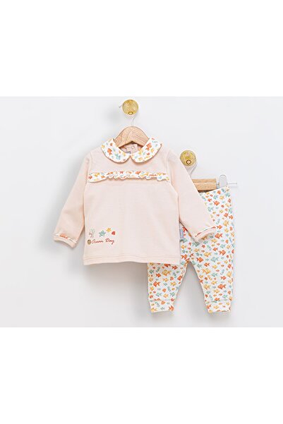 Babydola Combed Cotton Polo Collar Suit