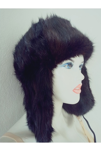 hoaryage Ειδικής σχεδίασης Γνήσιο καπέλο Kurt Kıpçak Börk Kalpak, Φυσικό καπέ...