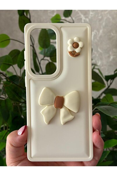 Hatreds Samsung Galaxy S24 Ultra Kılıf Sevimli Kurdele Çıkartmalı Kamera Koru...