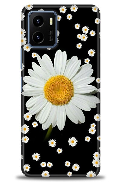 Rulet Aksesuar جراب سيليكون متوافق مع هاتف Vivo Y15S HD مطبوع + واقي شاشة سير...