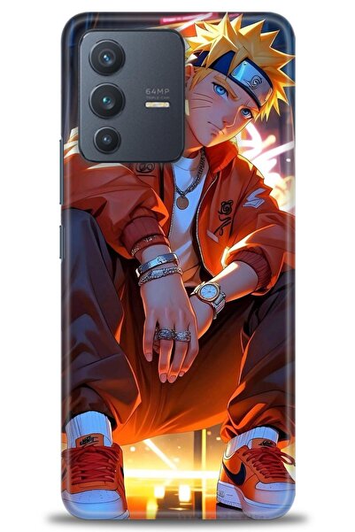 Rulet Aksesuar حافظة سيليكون متوافقة مع هاتف Vivo V23 5G HD مطبوع + واقي شاشة...