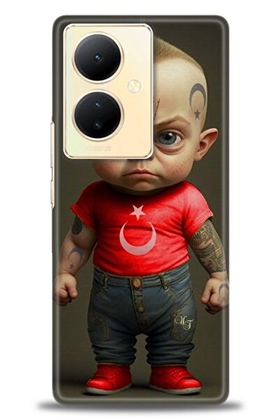 kılıfevreni غطاء A+ Plus متوافق مع هاتف Vivo V29 Lite 5G HD مطبوع - غطاء من ا...