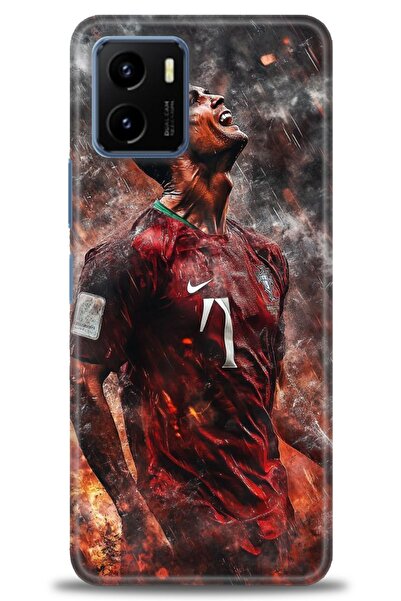 Rulet Aksesuar Vivo Y15S Compatible Hd Printed Silicone Case + Ceramic Screen...