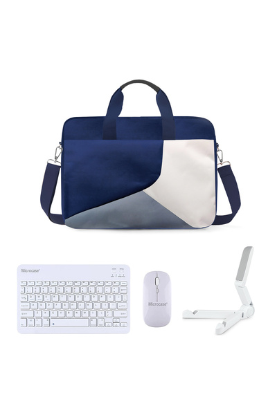 Microcase Huawei MatePad 11.5 2025 için Macbook Çantası+Türkçe BT Klavye+Mous...