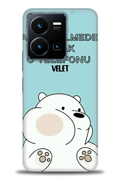 Rulet Aksesuar Vivo Y35 Compatible Hd Printed Silicone Case + Ceramic Screen ...