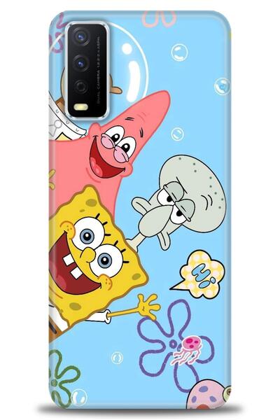 Rulet Aksesuar Vivo Y20S Compatible Hd Printed Silicone Case + Ceramic Screen...