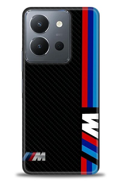 Rulet Aksesuar جراب سيليكون متوافق مع هاتف Vivo Y36 HD مطبوع + واقي شاشة سيرا...