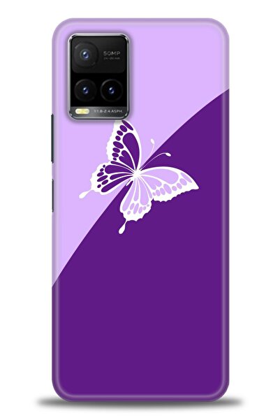 Rulet Aksesuar Vivo Y21S Compatible Hd Printed Silicone Case + Ceramic Screen...