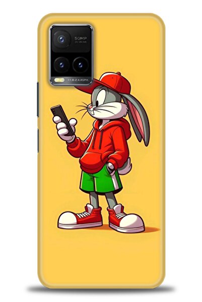 Rulet Aksesuar Vivo Y21 Compatible Hd Printed Silicone Case + Ceramic Screen ...