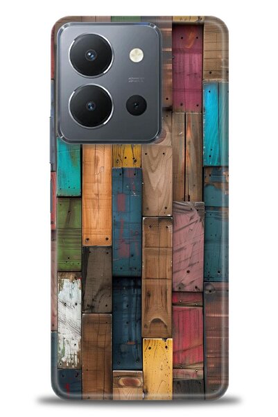 Rulet Aksesuar Vivo Y36 Compatible Hd Printed Silicone Case + Ceramic Screen ...