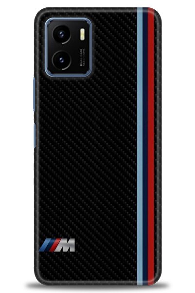 Rulet Aksesuar جراب سيليكون متوافق مع هاتف Vivo Y15S HD مطبوع + واقي شاشة سير...