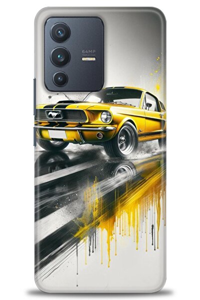 kılıfevreni غطاء A+ Plus متوافق مع هاتف Vivo V23 5G HD مطبوع - غطاء من السيلي...