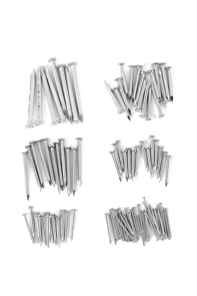 Lawazim مجموعة مسامير معدنية - 141 قطعة من المسامير المصنوعة من الفولاذ المقا...